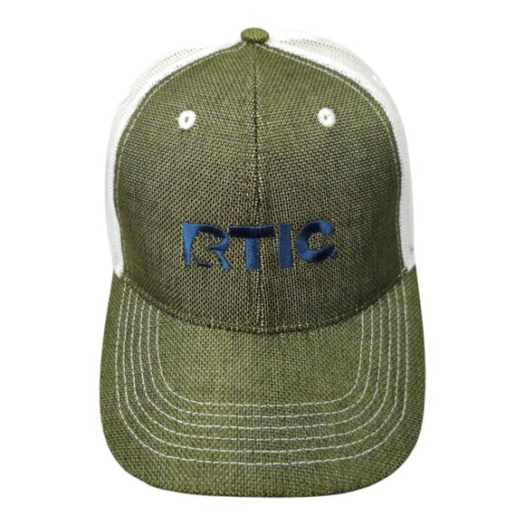 RTIC Coolers Outdoors Olive Mesh Adjustable Snapback Trucker Baseball Hat New - Picture 1 of 13